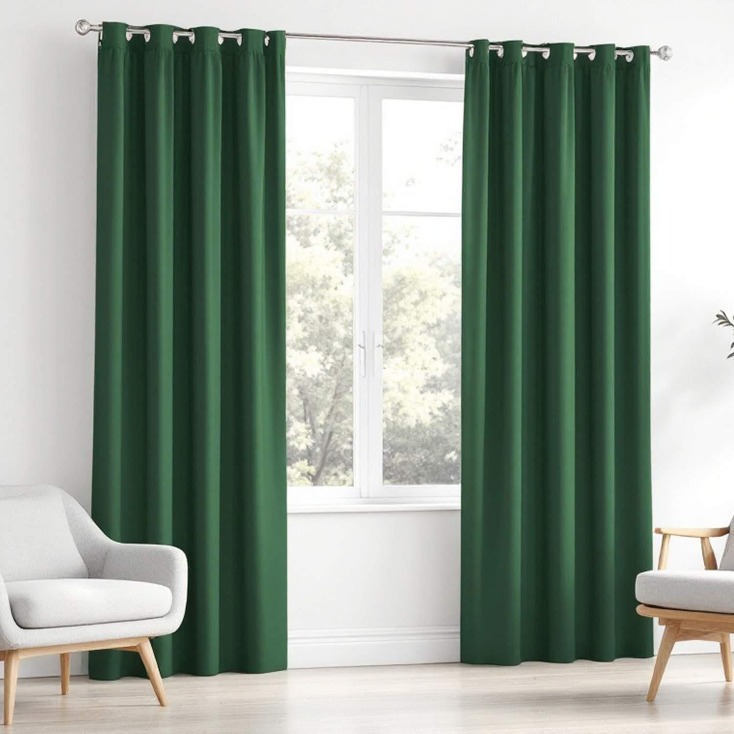ÖSENVORHANG HARP Blickdicht - Ulmefarben, Textil (140/0.5/250cm) - Esprit