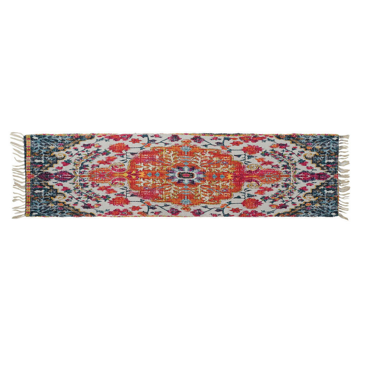 TEPPICH Baumwolle Bunt Chenille (60 x 240 x 1 cm) - Multicolor, Naturmaterialien (60/240cm) - DKD Home Decor