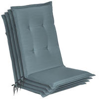 HOCHLEHNER Loft HL 120x50x6cm Taubenblau (4tlg) - Blaugrau, Textil (50/120cm) - Beautissu 
