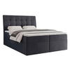 BOXBETT 200x200 cm mit Topper - Anthrazit, Textil (200/200cm) - Idohome