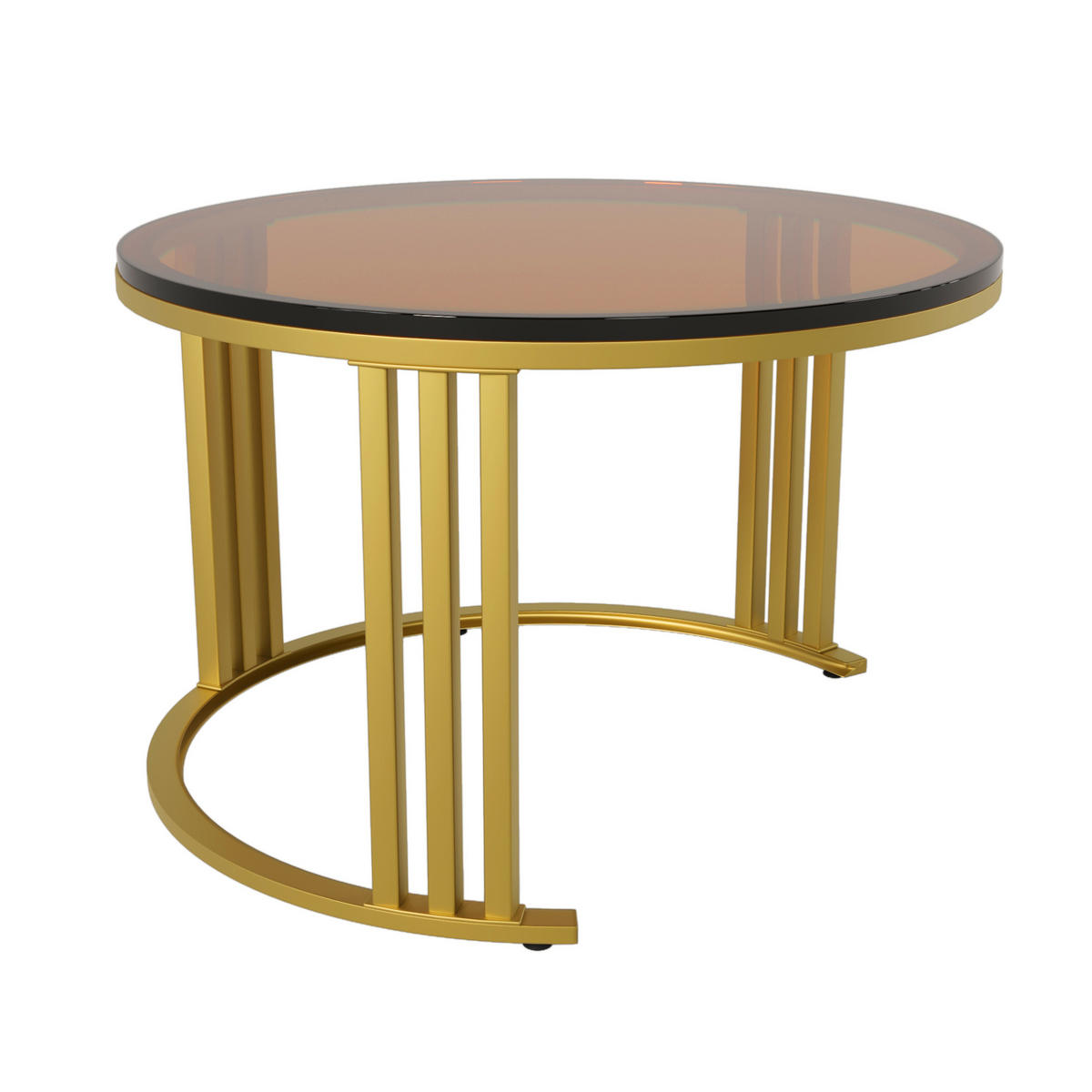 COUCHTISCH 70/50 cm schwarz aus Glas, MDF und Massivholz mit Schubladen - Schwarz, Holzwerkstoff (70/70/45cm) - OKMYHOME
