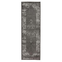 VINTAGE-LÄUFER Sia 80/240 cm - Grau, Kunststoff (80/240cm) - benuta