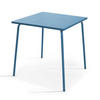 GARTENTISCH , Pazifikblau - Dunkelblau, Metall (70/70/72cm) - Oviala