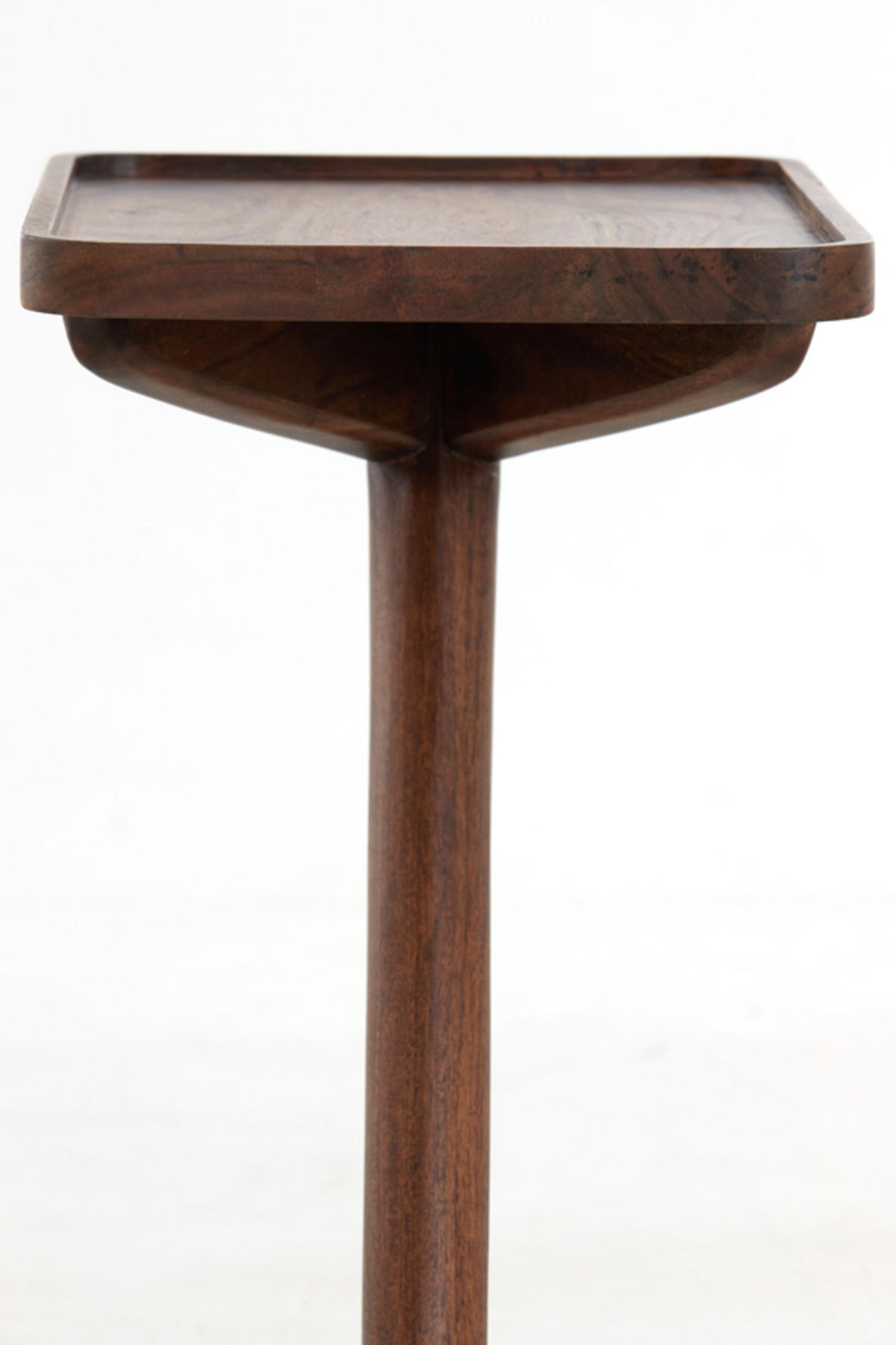 BEISTELLTISCH Qiano Braun 45/42/63 cm - Dunkelbraun, Holz (45/42/63cm) - Light & Living