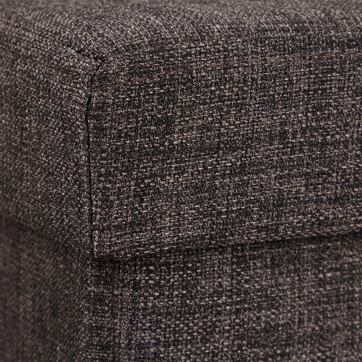 FALTBARER Sitzhocker - Braun, Holzwerkstoff/Textil (38/38/38cm) - Relaxdays