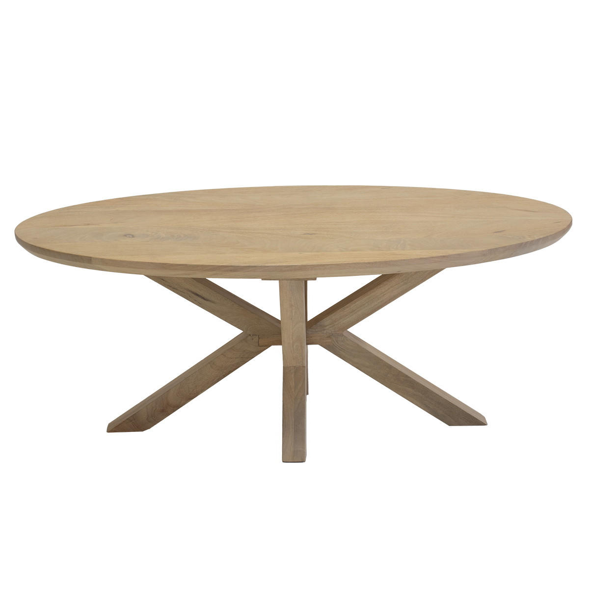 COUCHTISCH aus Mangoholz 120cm, natur - Braun, Holz (120/60/47cm) - Giga Meubel