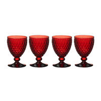 ROTWEINGLÄSER Boston Coloured Rot 310 ml 4er Set - Rot, Glas (0.31L) - Villeroy & Boch