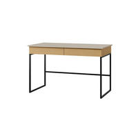SCHREIBTISCH LIMA 10 125/76/60 cm in Kaschmir/Eiche - Kaschmir/Eichefarben, Holzwerkstoff (125/76/60cm) - Deine Möbel 24