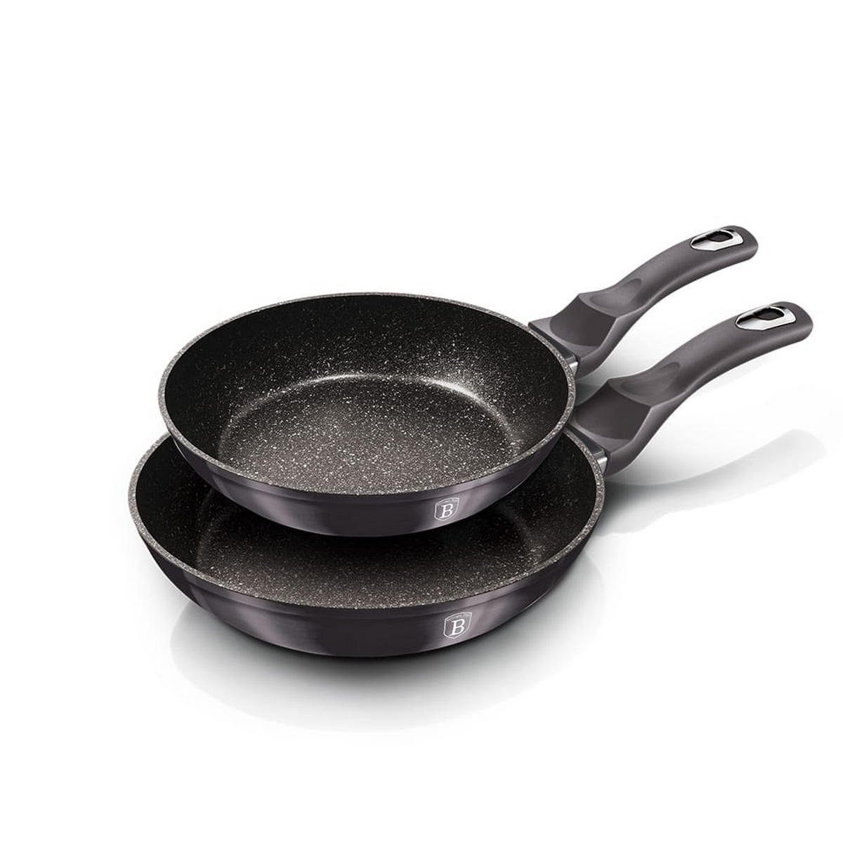 PFANNENSET Graphit 50/30/20 cm BH6908 - Graphitfarben, Metall - Berlinger Haus