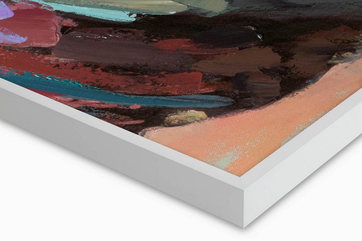 ÖLGEMÄLDE 70/100 cm - Multicolor, Holz/Textil (70/100cm) - KUNSTLOFT