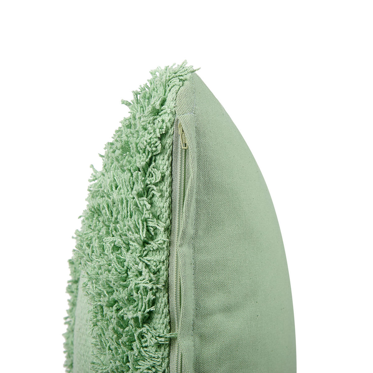 DEKOKISSEN 2er-Set Hellgrün 45/45 cm Rhoeo - Hellgrün, Naturmaterialien/Textil (45/45cm) - Beliani