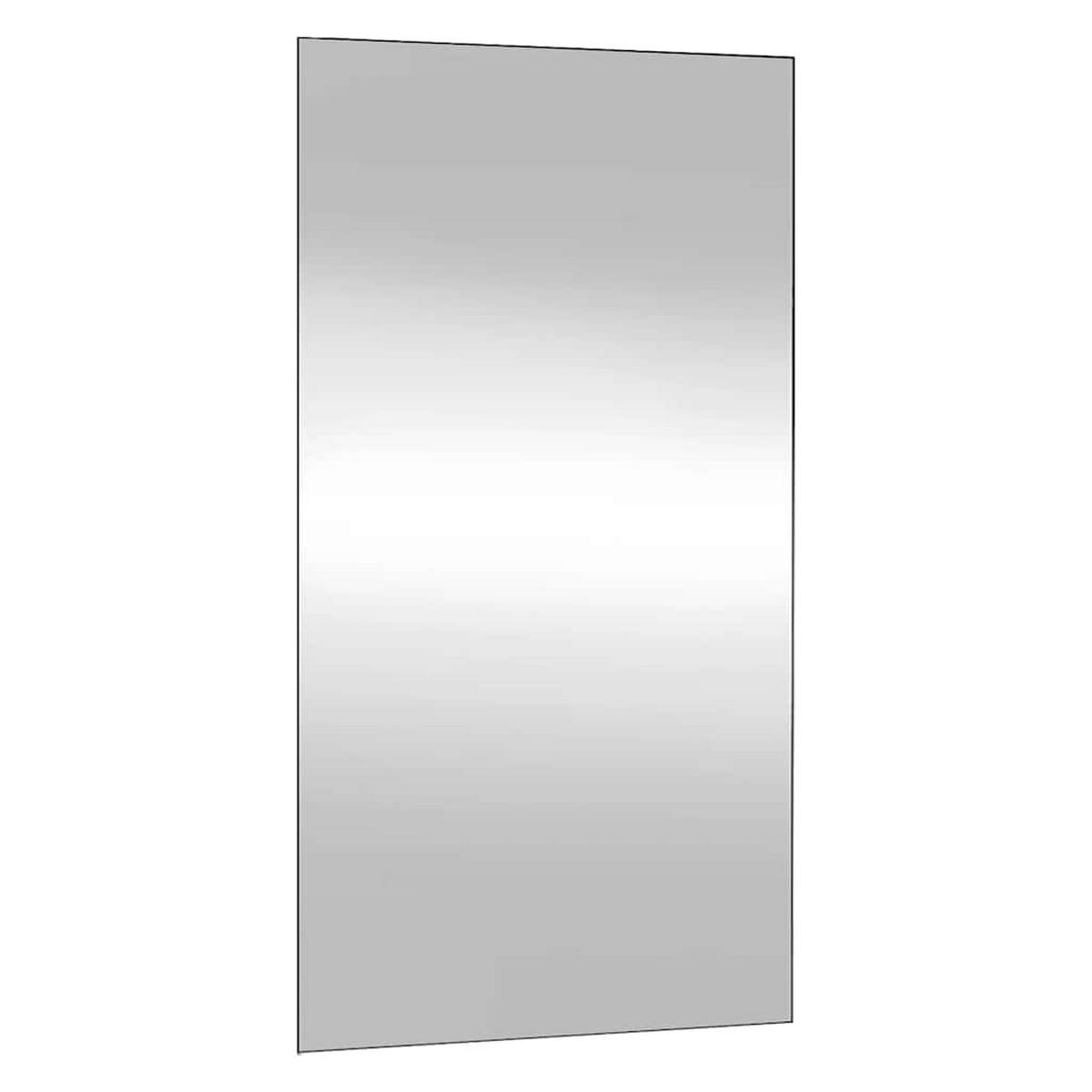 WANDSPIEGEL 50x100 cm Glas Rechteckig - Silberfarben, Glas (50/100/1cm) - furnicato