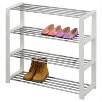 SCHUHREGAL ARINA - Weiß, Holz (80/64/30cm) - IDIMEX