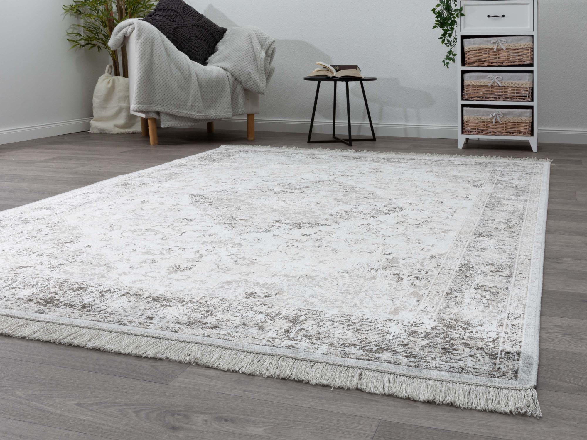 ORIENTTEPPICH 95/140 cm Riad Vintage Sarough - Schwarz, Textil (95/140cm) - Steffensmeier