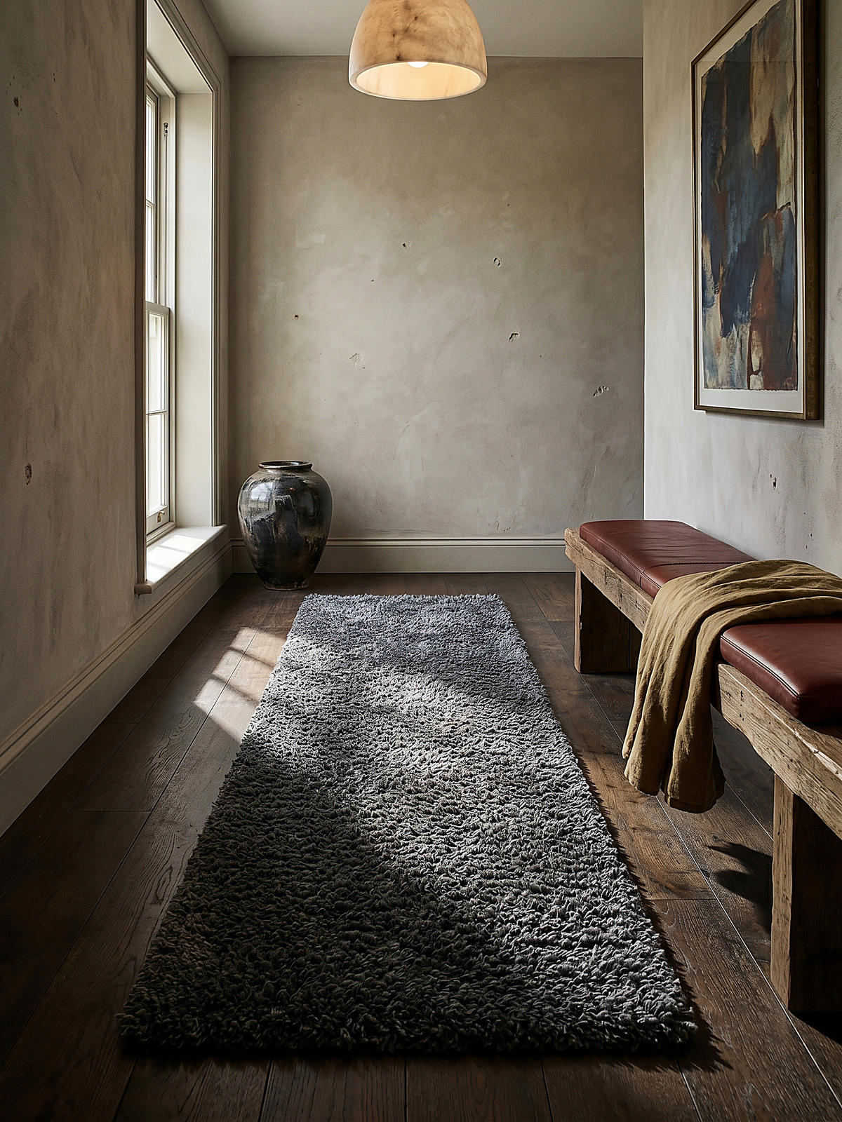 TEPPICH Hochflor Waschbar DIADEM in Dunkelgrau, einfarbig, 80 x 150 cm - Grau, Textil (80/150cm) - KADIMA DESIGN
