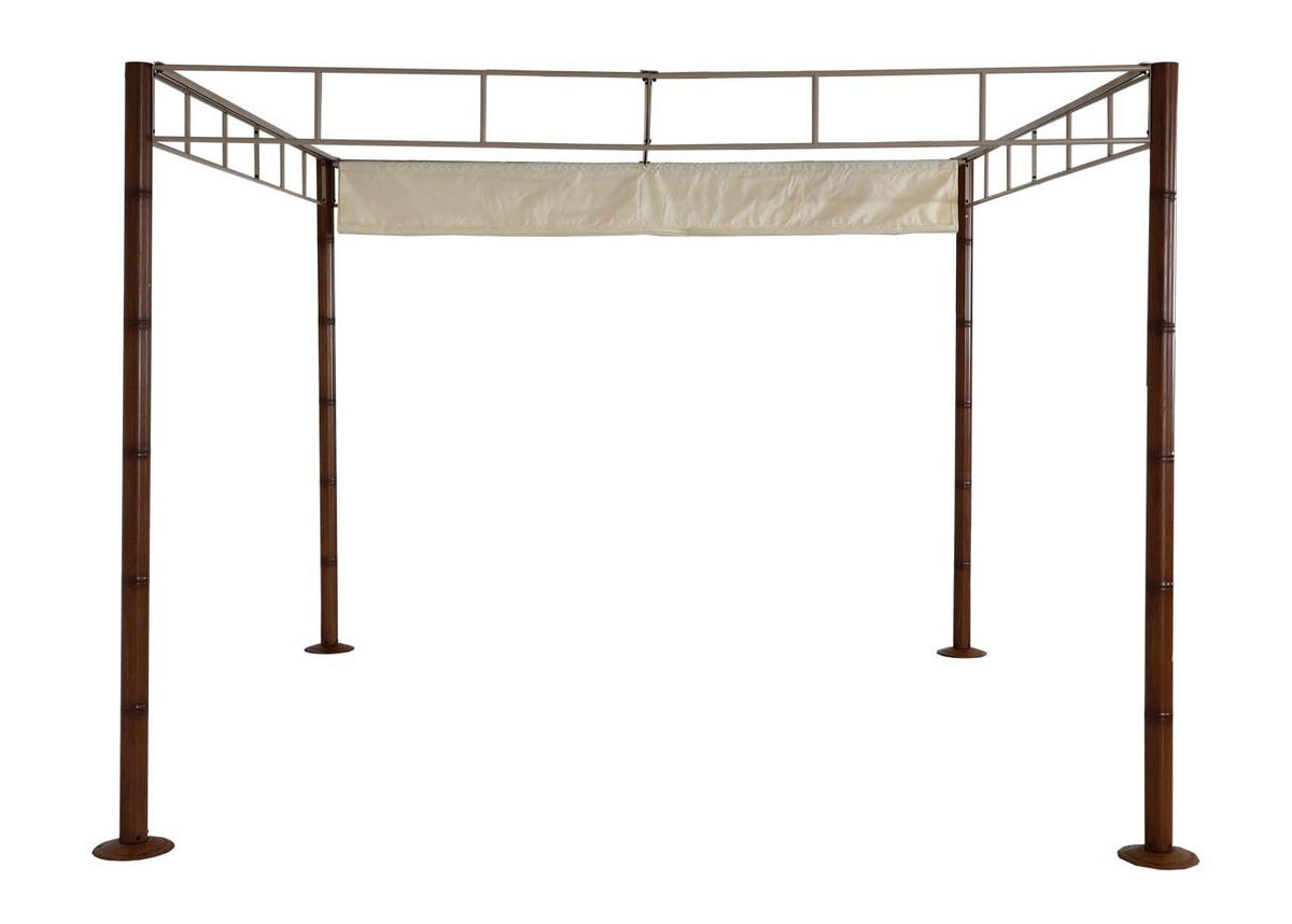 PERGOLA 220x300x300cm Creme-Weiß - Creme, Metall (300/220/300cm) - BERLINLODGE