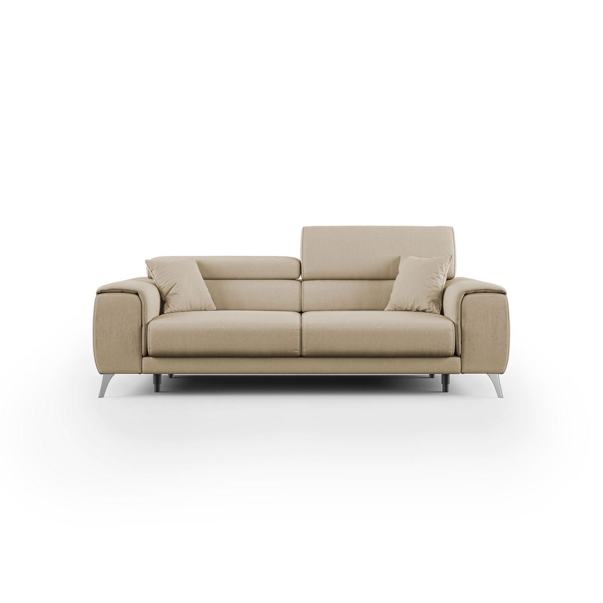 LINEARSOFA Fusion - Beige, Textil (215/73/102cm) - Divani.store