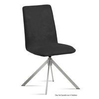 ESSZIMMERSTUHL drehbar (6er-Set) Dozene 47x92x60 Edelstahl/Anthrazit - Edelstahlfarben/Anthrazit, Kunststoff (60/92/47cm) - 58aufmkessel