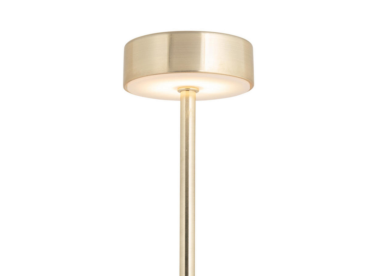 TISCHLAMPE Ganar Gold 8/8/37.5 cm - Goldfarben, Metall (8/8/37.5cm) - Leitmotiv