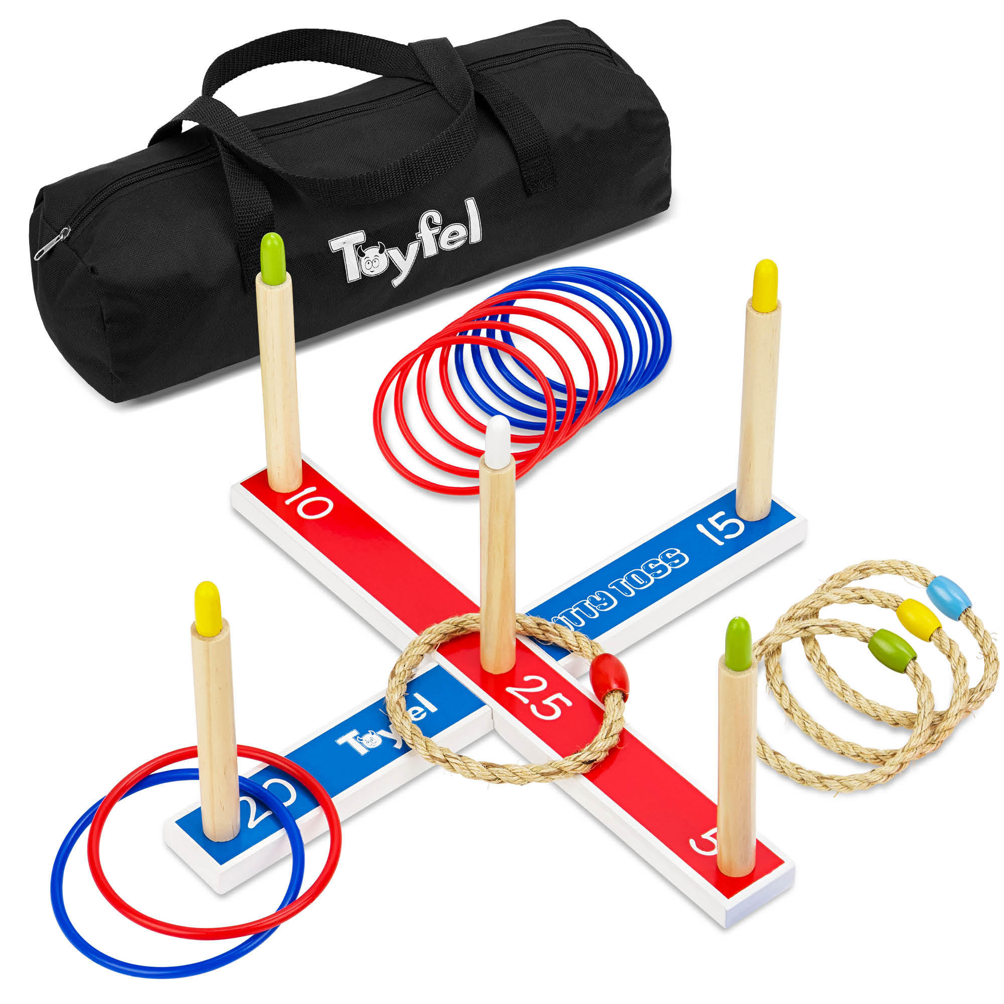 Toyfel Wurfspiel Mehrfarbig 5x42 cm