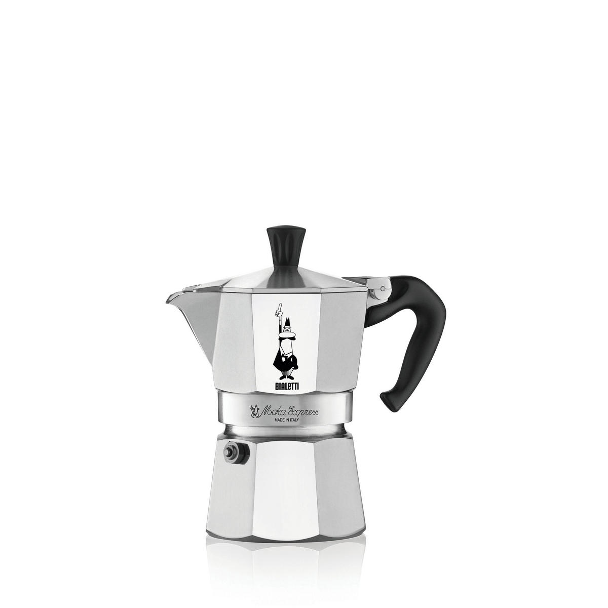 ESPRESSOKOCHER Moka Express, für 3 Tassen, Aluminium - Silberfarben, Metall (12/21/16cm) - Bialetti