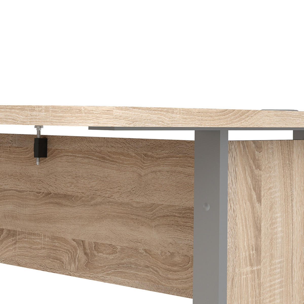 ECKSCHREIBTISCH Eiche Dekor - Eiche Wotan, Holzwerkstoff (151/159/75cm) - ebuy24