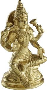 Skulptur Round Seated Laxmi - Ambia Home
