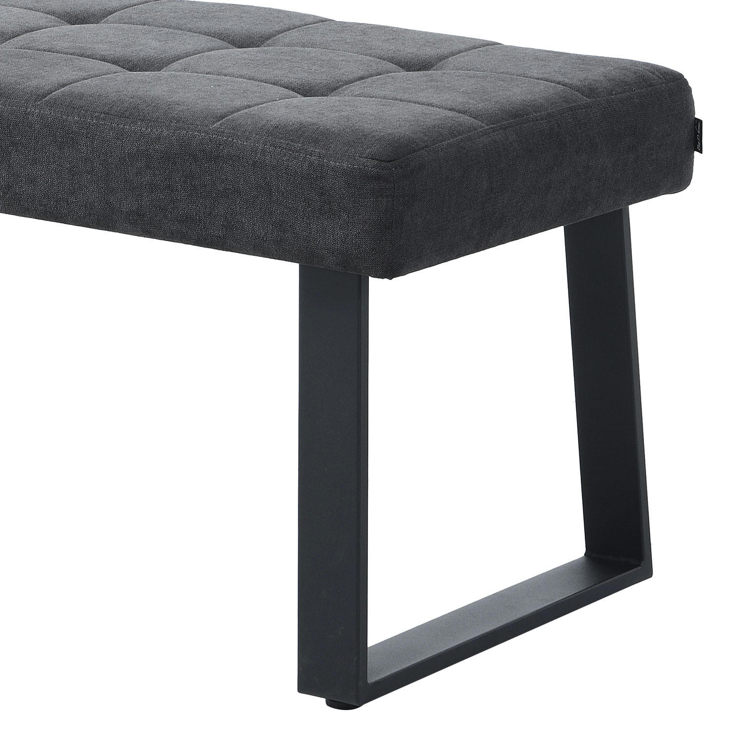 SITZBANK DOLCE - Anthrazit, Metall (140/48/48cm) - B&D Home