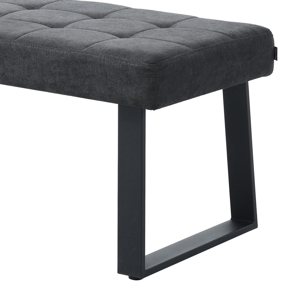 SITZBANK DOLCE - Anthrazit, Metall (140/48/48cm) - B&D Home
