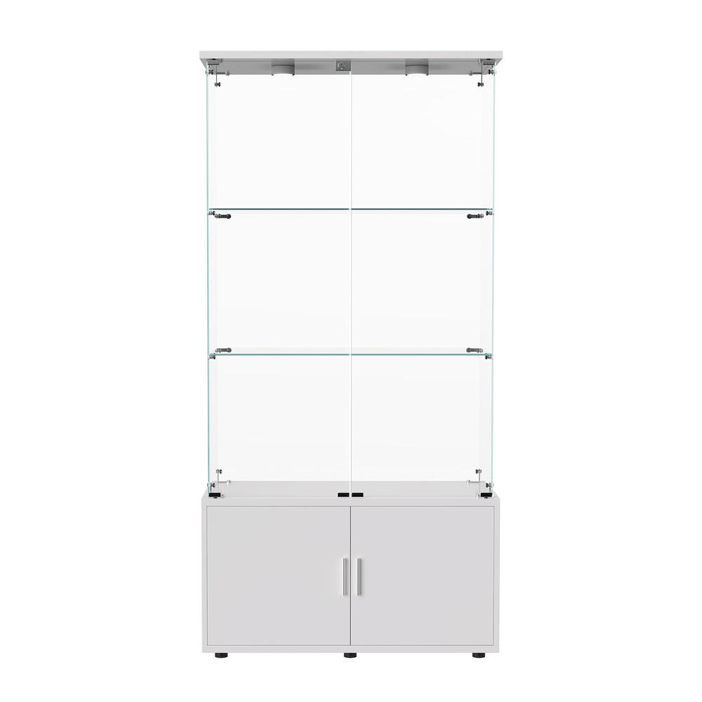 Delfa Vitrine Weiß 78.51x164x35 cm