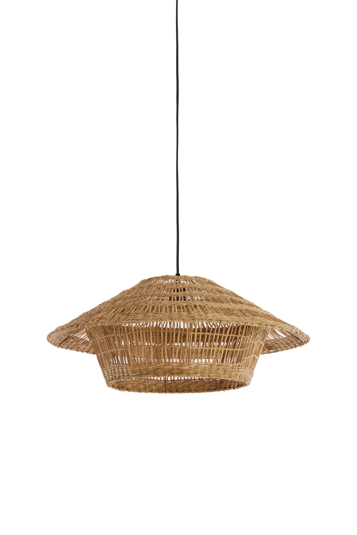 HÄNGELAMPE - Braun - 64/64/26 cm - Braun, Naturmaterialien (64/64/26cm) - Light & Living