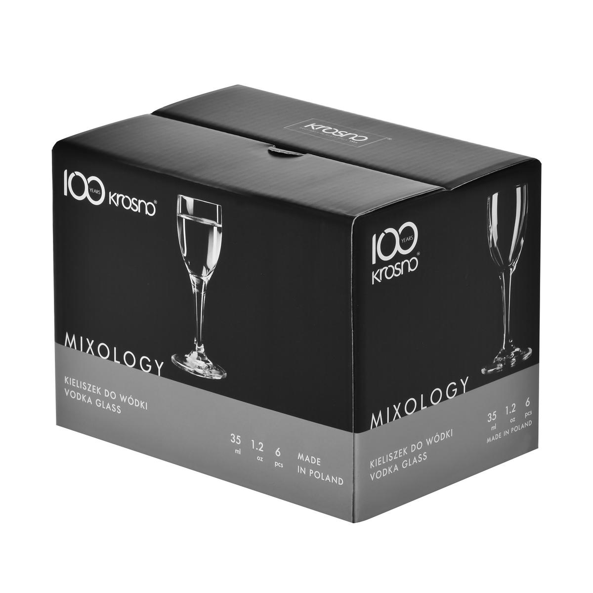 VODKAGLÄSER Mixology, 6er-Set, 35 ml - Transparent, Glas (0.035L) - Krosno Glass
