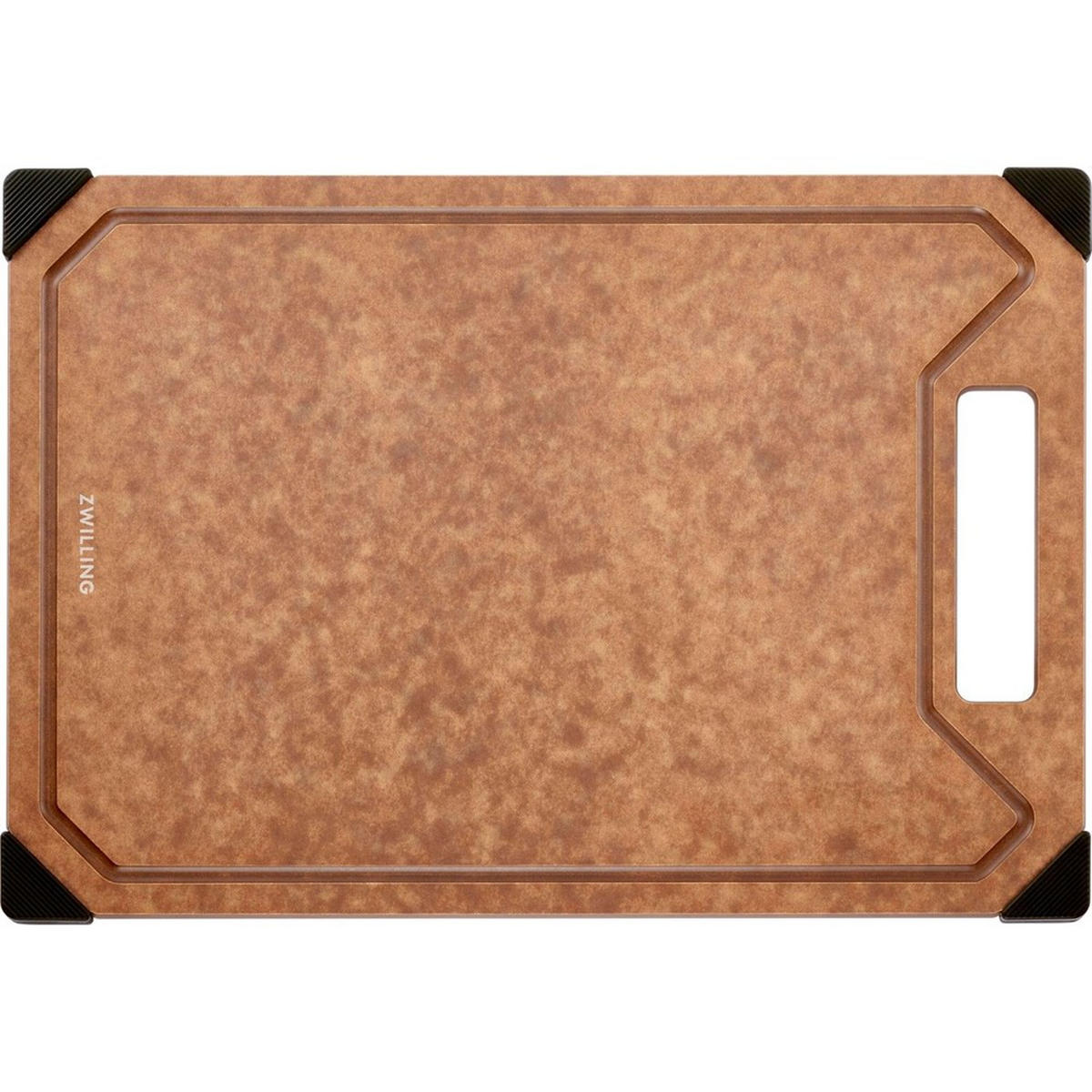 SCHNEIDEBRETT Braun 31/21.5/0.8 cm 1031039 - Braun, Holz (21.5/31cm) - Zwilling