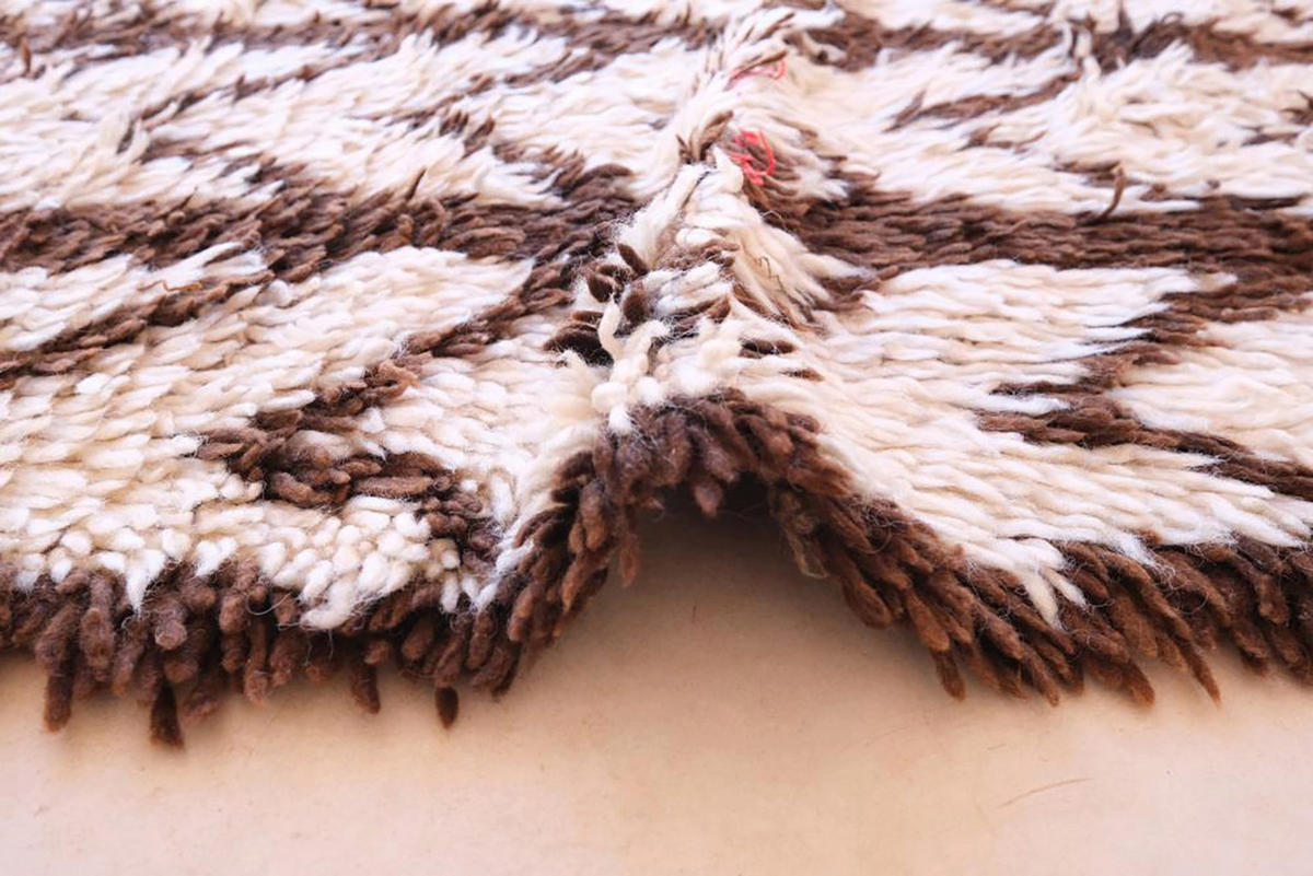 BERBERTEPPICH aus reiner Wolle 111x 269 cm - Beige, Naturmaterialien (111/269cm) - AFK Living