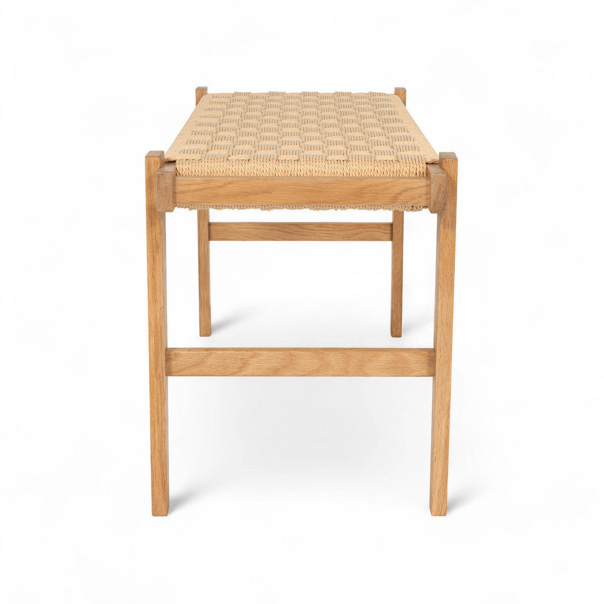 SITZBANK 110/38/47 cm Rattan / Eiche Wildeiche - Honigeiche/Eichefarben, Holz/Papier (110/47/38cm) - Furnhouse