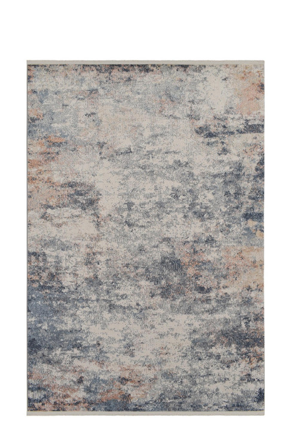 KURZFLOR-TEPPICH Savannah Dunkelblau/Grau 120x170 cm - Multicolor, Textil (120/170cm) - Vercai Rugs