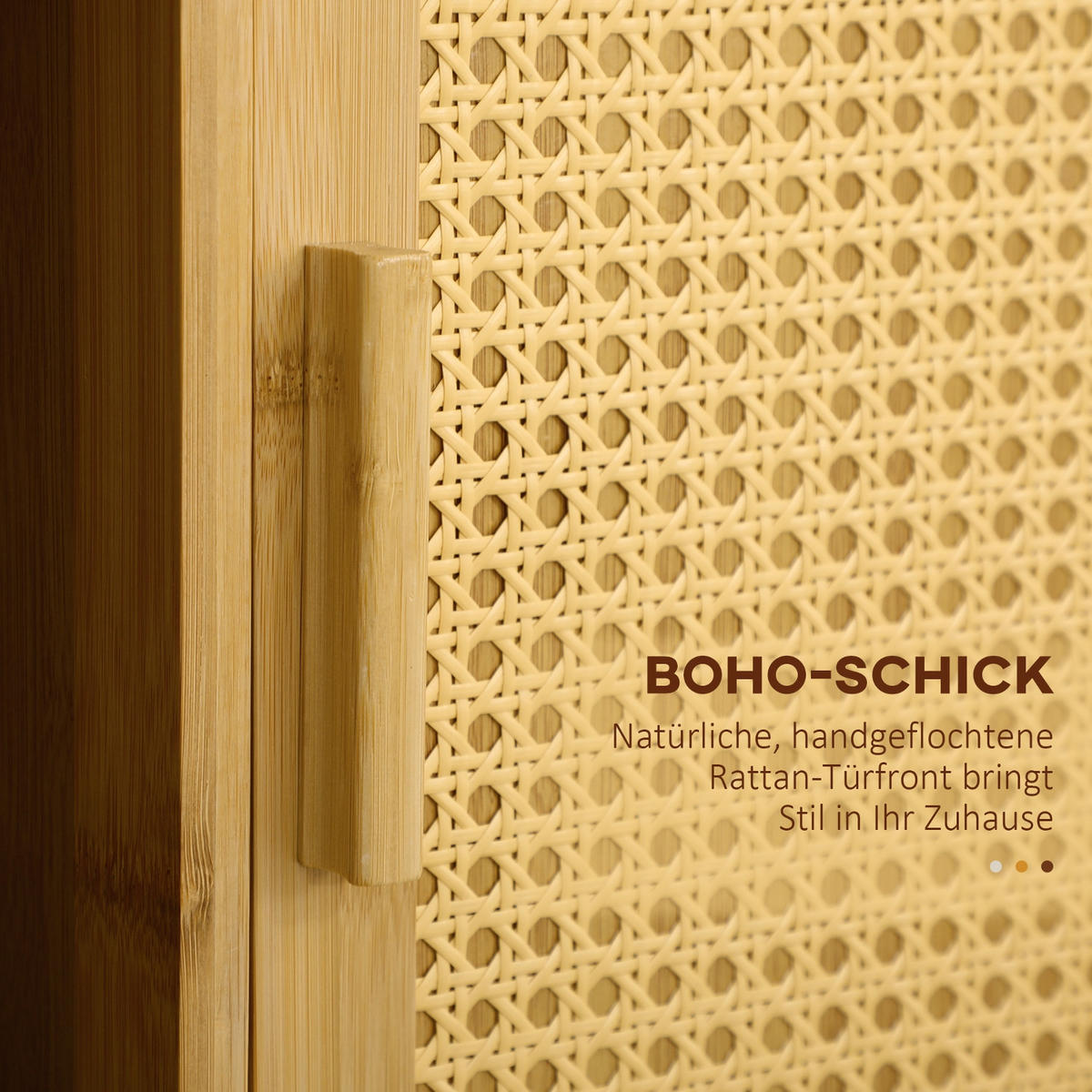 KÜCHENINSEL Servierwagen mit Schublade und Schrank, MIT GLASPLATTE, 84/36/85 cm - Naturfarben, Holzwerkstoff (36/85/84cm) - Rolipo