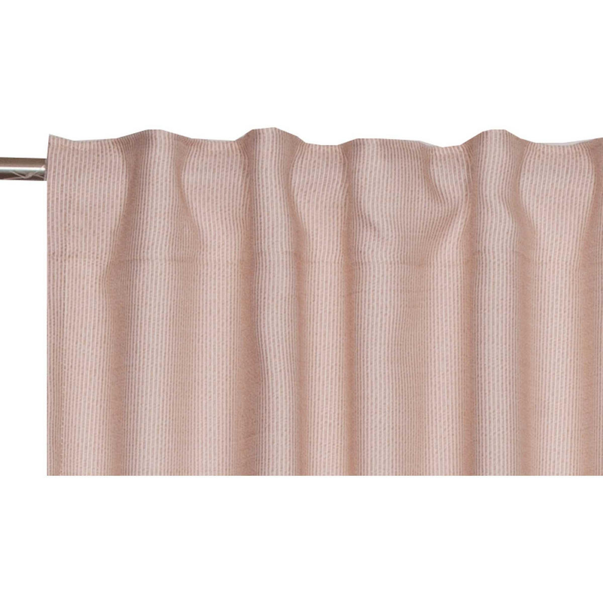 BLICKDICHTER SCHLAUFENVORHANG METRIC - Rosa, Textil (130/0.5/250cm) - Esprit