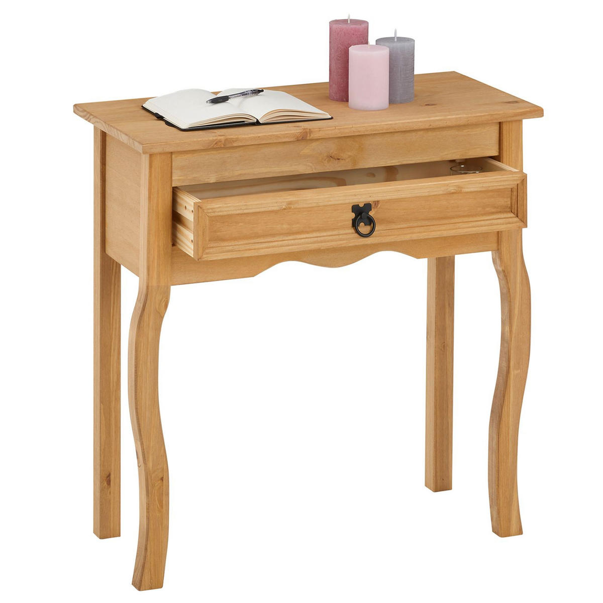 KONSOLENTISCH SALSA - Braun, Holz (35/73/73cm) - CARO-Möbel