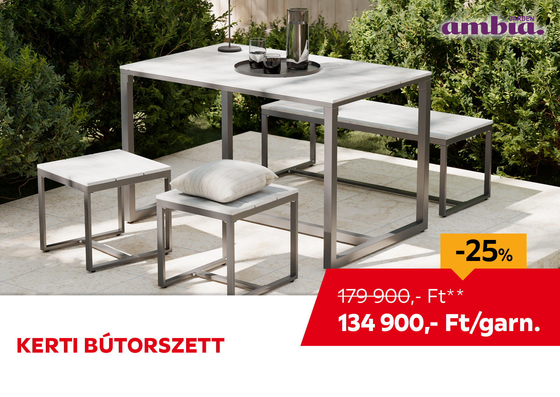 KERTI BÚTORSZETT Kiemelt termék 179900 Ft.- helyett 134900 Ft.-