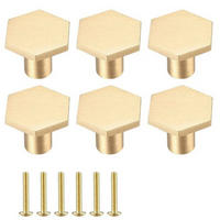 MÖBELGRIFF Antik Messing 2er-Set - Goldfarben, Metall (3/2/2.2cm)