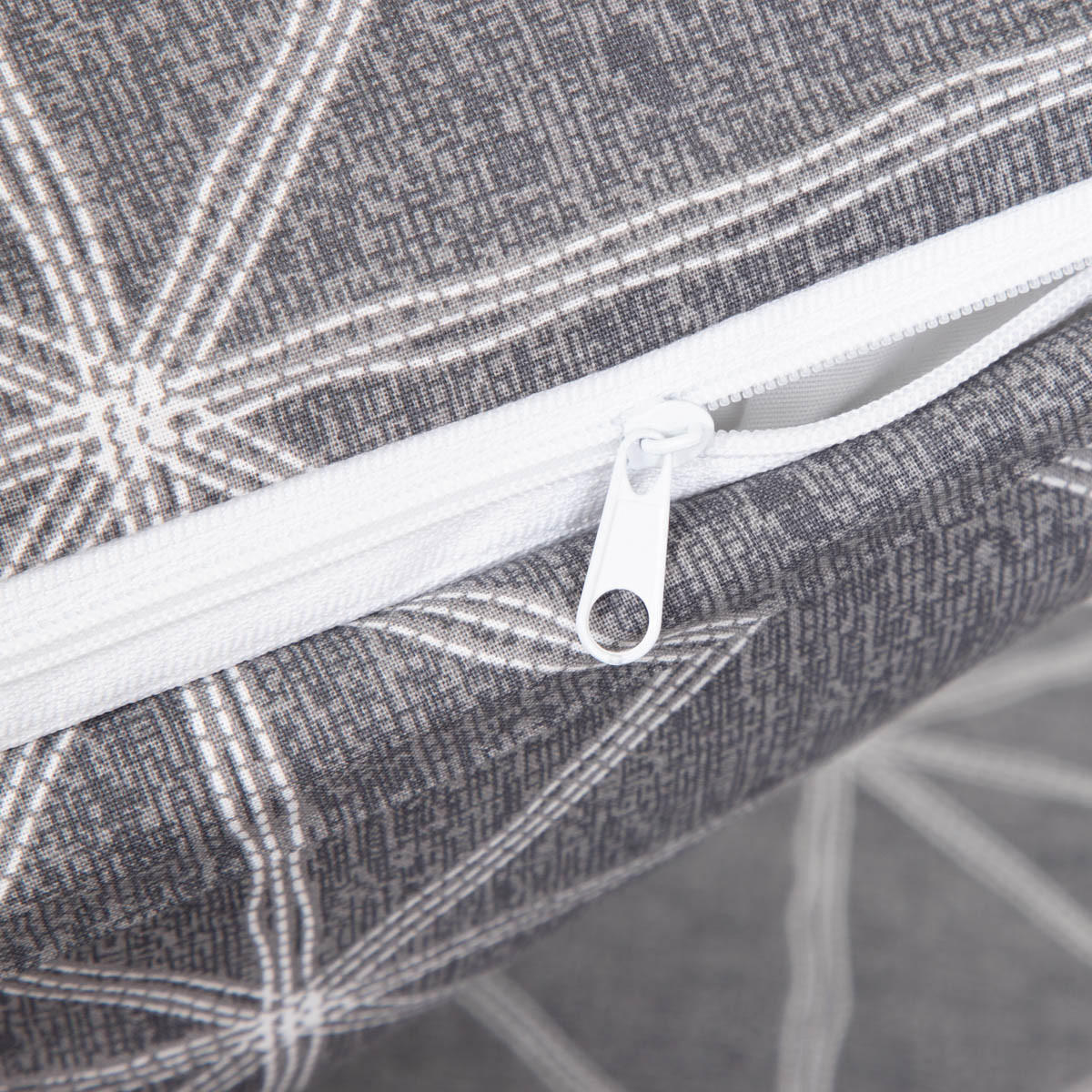BETTWÄSCHE Felix Grey Baumwolle grau 160/200 cm - Grau, Textil (160/200cm) - Homla