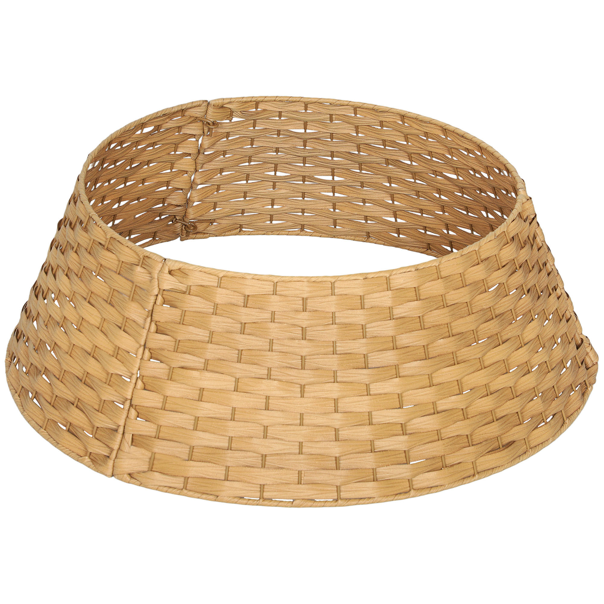 WEIHNACHTSBAUMKORB aus Rattan Naturfarben 68.0/68.0/22.0cm - Naturfarben, Kunststoff (68/22/68cm)
