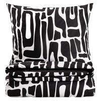 BETTWÄSCHE Twilight Mikrofaser 140/200 cm - Schwarz, Textil (140/200cm) - Homla