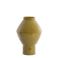 VAZE Vasora Grün 29/29/41 cm - Grün, Keramik (41cm) - Light & Living