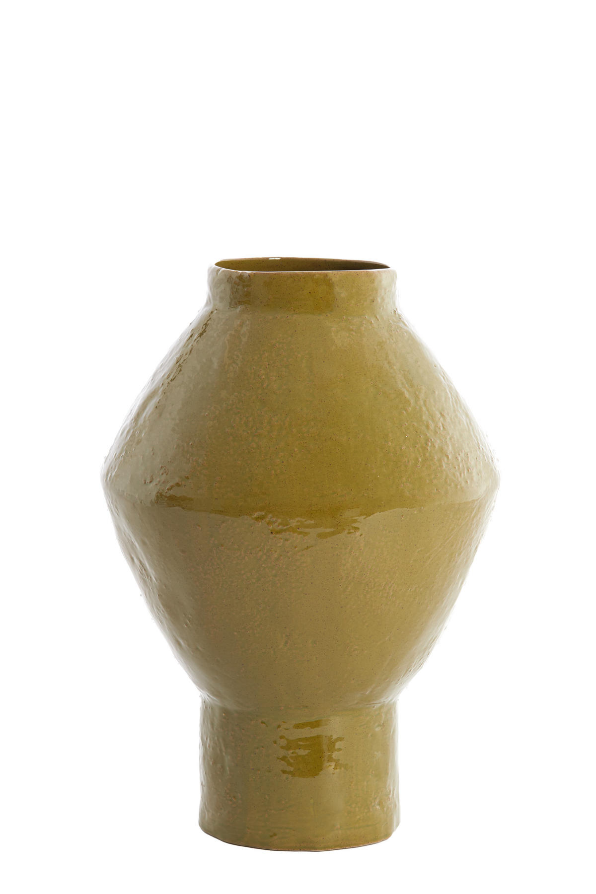 VAZE Vasora Grün 29/29/41 cm - Grün, Keramik (41cm) - Light & Living