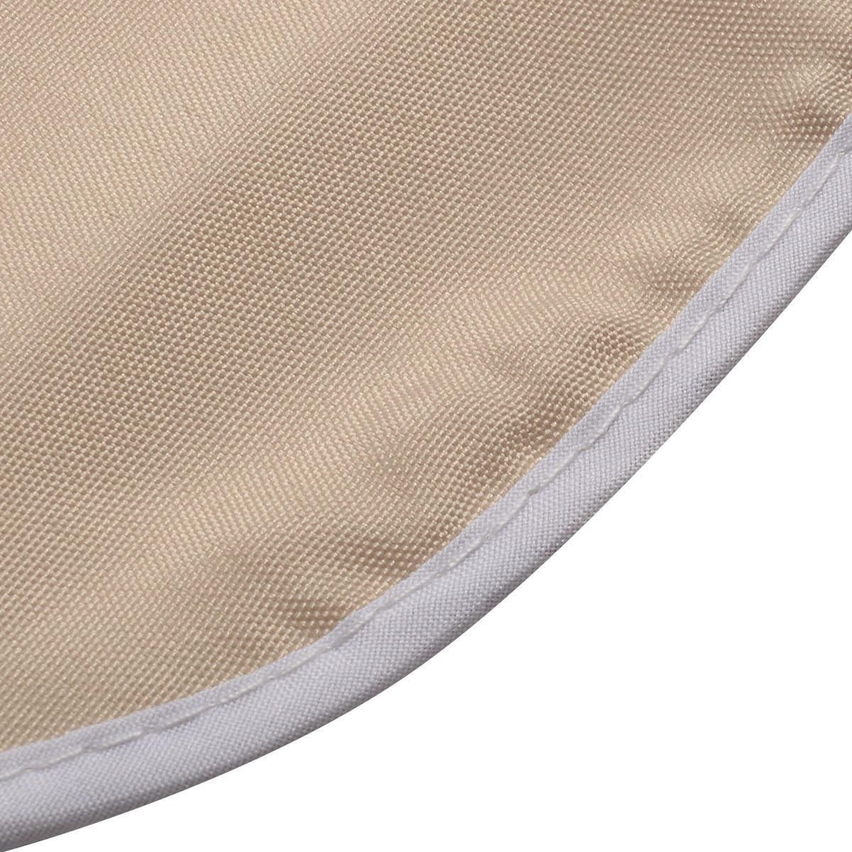 SLNEČNÁ STRECHA Náhradná strecha béžová - béžová, plast (191/1/132cm) - COSTWAY