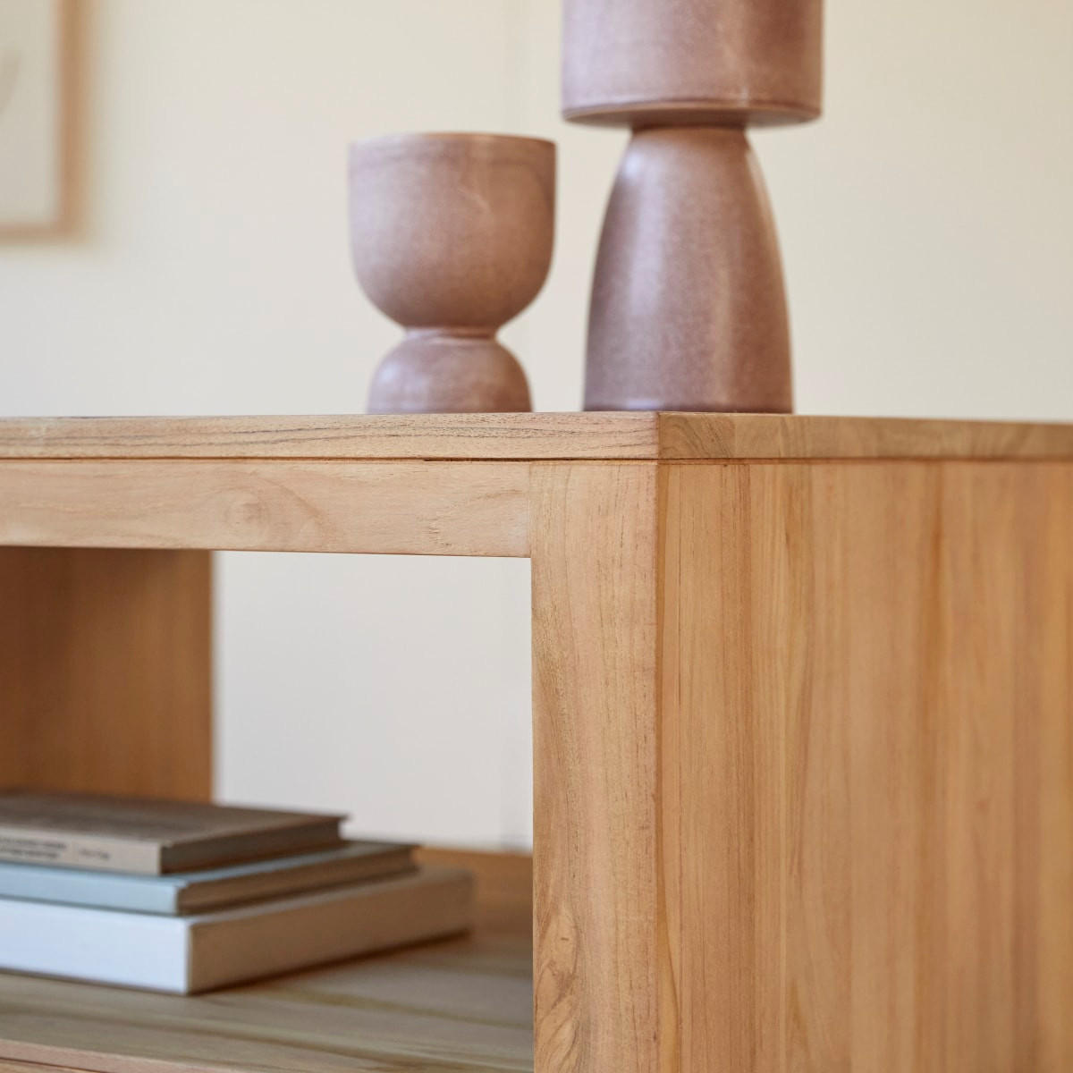 COUCHTISCH Anoa Natur aus Teak - Naturfarben, Holz (80/80/40cm) - Tikamoon