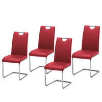 FREISCHWINGER - Metall / Textil - Bordeaux, Kunststoff/Metall (44/97/61cm) - home24