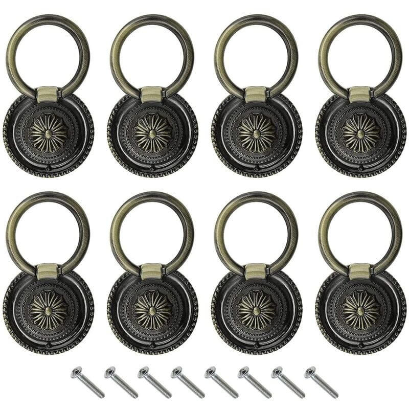 SCHRANKKNOPF Bronze 8er-Set - Orange, Metall (3/1/5.2cm)